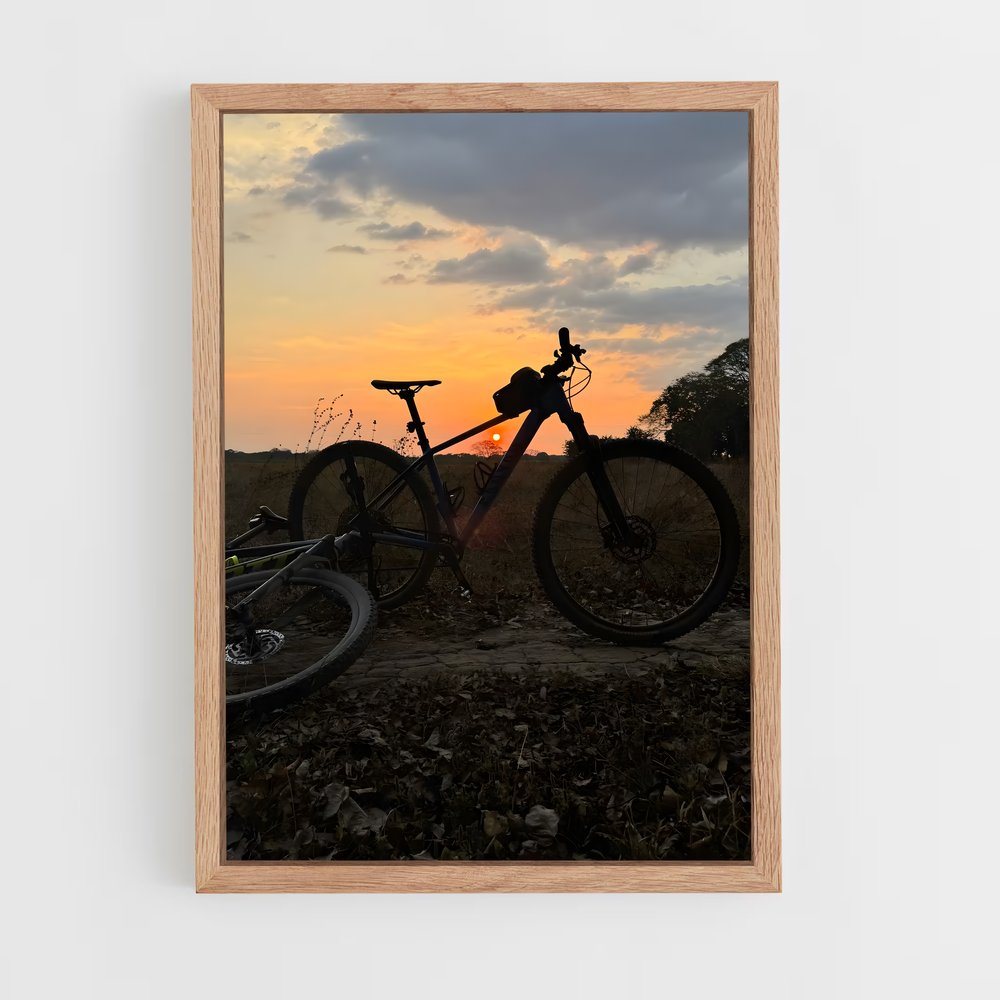 Poster Sunset Trails – affiche Cyclisme (vue 4)